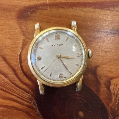Vintage ZODIAC Automatic Gold Plated and Steel Watch 35mm Ref: 238610 - Parts - Image 1 of 4