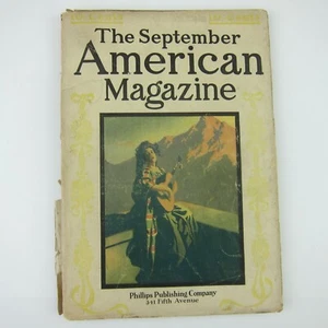 American Magazine September 1907 Billy Sunday & Automobile Old Car Ads Antique - Picture 1 of 23