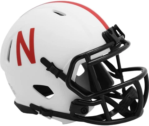 Riddell Nebraska Huskers LUNAR Alternate Revolution Speed Mini Football Helmet Cover