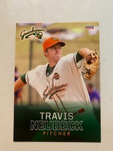 Travis Neubeck Card 2018 Greensboro Grasshoppers Team Card
