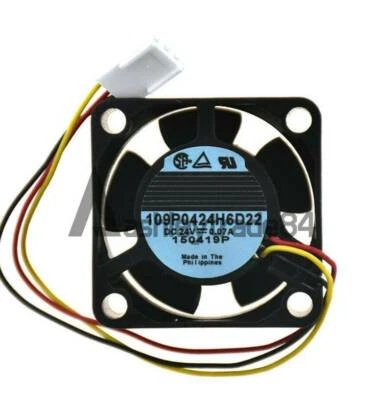 109P0424H6D22 Inverter Cooling fan DC24V 0.07A 4CM 3pin - Image 1 of 3