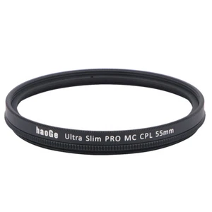55 mm CPL-Filter für Nikon D3400 D5600 D5300 w AF-P DX Objektiv 18–55 mm f/3,5–5,6 G VR - Bild 1 von 7