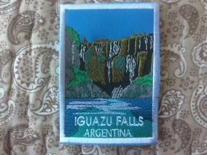 Patch Souvenir Iguazu Falls Argentina Paraguay Brasil South America - Picture 1 of 1