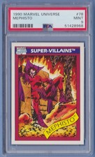 1990 Marvel Universe #78 Mephisto PSA 9 Mint series 1