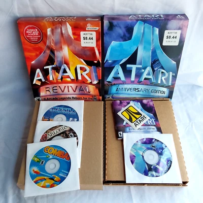Vintage Atari Revival PC 2002 Attari unniversary Edition 2001 Lot of 2 - Image 1 of 4