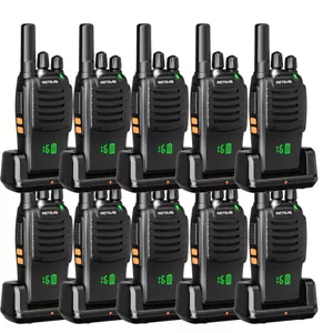 Retevis H777H Long Range 2W Two Way Radio Rechargeable for School/Store 10pack - Zdjęcie 1 z 10