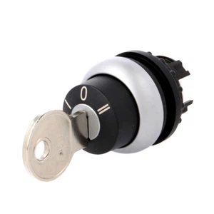 1PCS EATON M22-WS3 Key Lock Selector Switch 3 Positions Keylock - Picture 1 of 1