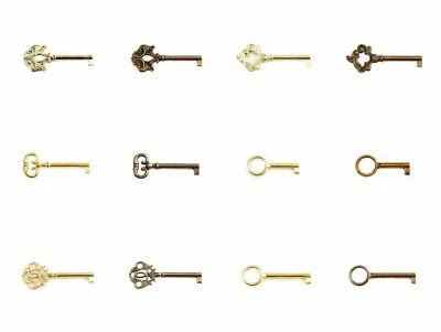 Antique Furniture Key Key Blank IC Lock Replacement Key with Hole - Image 1 of 4