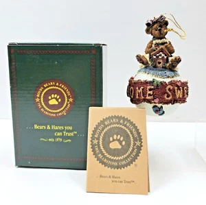 Boyds Bears Bailey Home Sweet Home Ornamento #25708 De colección - Imagen 1 de 8