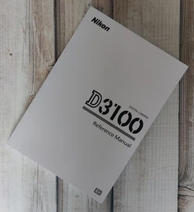 Nikon D3100 Digital Camera Reference Manual Printed Size A5 Professionally Bound - Picture 1 of 11