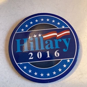 Botón de campaña Hillary Clinton para presidente 2016 3"" NG pizarra - Imagen 1 de 7