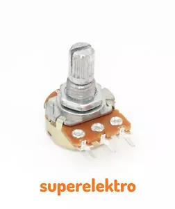 Lineares Drehpoti Potentiometer B1K B2K B5K B10K B20K B50K B100K B250K B500K B1M - Bild 1 von 19