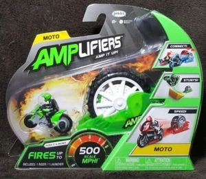AMPLifiers Amp It Up! MOTO Motorcycle Rider & Launcher ~ 2018 Jakks Pacific  - Picture 1 of 12