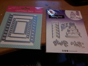 VENTA 2X TROQUELES DE CORTE PARA ÁLBUM DE RECORTES NUEVO (J9314) - Imagen 1 de 1