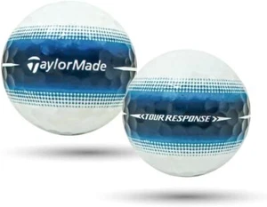 TaylorMade Tour Response Blue Stripe Golf Balls, Mint Condition, AAAAA Quality - Picture 1 of 8