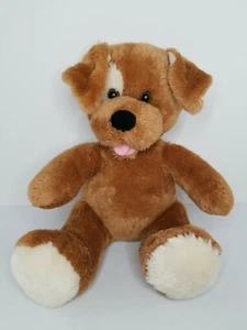 Costruisci un orso cane marrone/bianco (PATCH) con toppa occhi bianca peluche - Foto 1 di 7