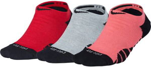 3 x Nike Dry Cushion No Show Women's Training Running Gym Socks