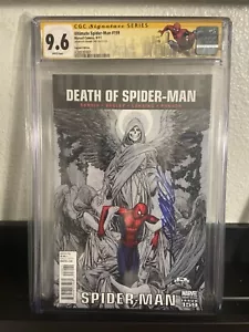 Ultimate Spider-Man #159B Cho variante 1:20 firmada CGC 9.6 2011 ETIQUETA PERSONALIZADA - Imagen 1 de 2