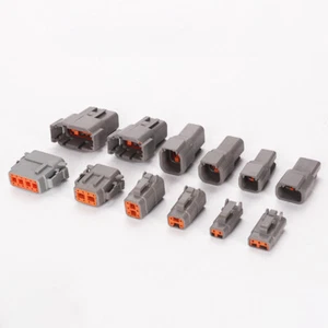 Conector de cable eléctrico DTM 2-12 pines macho hembra impermeable coche automático - Imagen 1 de 15
