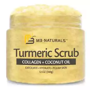 Exfoliating Body Scrub Turmeric and Skin Exfoliator with Collagen... - Picture 1 of 3
