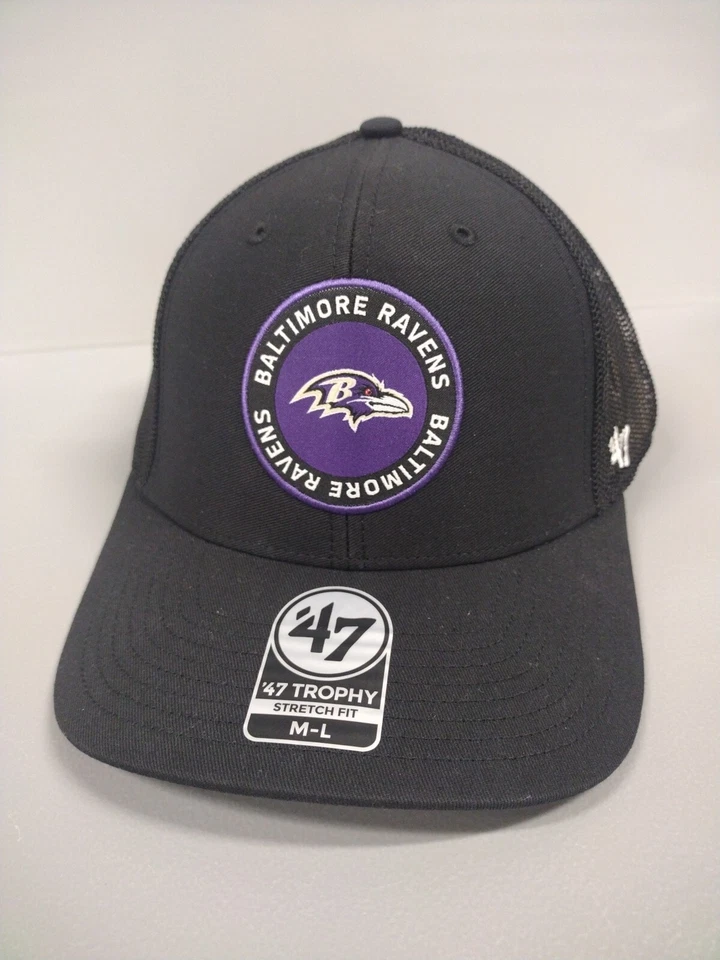 NWS Baltimore Ravens '47 Trophy Stretch Fit Hat M/L NFL