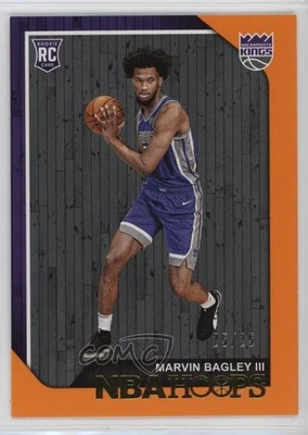 2018-19 Panini NBA Hoops Orange /25 Marvin Bagley III #258 Rookie RC - Image 1 of 2