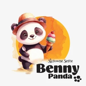 Panda Benny - Skromne Serce by Typeo Foundry Paperback Book - Picture 1 of 1