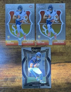 2024 Panini Select Rome Odunze Select Certified Rookie Lot (2) #10 Chicago Bears - Bild 1 von 1