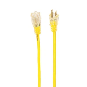 Yellow Jacket 2888AC Yellow Round 14/3 SJTW Outdoor Extension Cord 100 L ft. - Picture 1 of 1