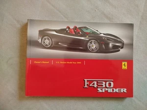 Ferrari F430spider America - F1 Betriebs- und Wartungsanleitung - Bild 1 von 3