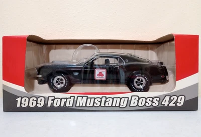 Ford Mustang Boss 429 1969 coche diecast escala 1:24, características detalladas, nuevo en caja Foto 1 de 4
