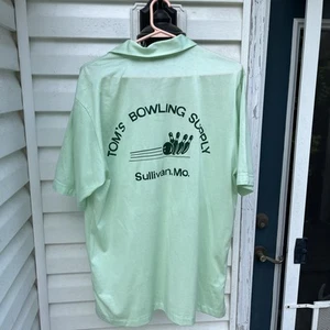 Vintage Sunrise Bowling Shirt Size XL Tom’s Bowling Supply Nice - Picture 1 of 6
