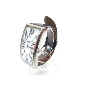 Reloj TISSOT T117509A Banana Cuarzo Esfera Blanca Cuero Negro Hecho en Suiza - Imagen 1 de 10