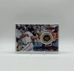 Chipper Jones Atlanta Braves MLB Silver Plated Medallion! Limited Edition 5,000 - Picture 1 of 4