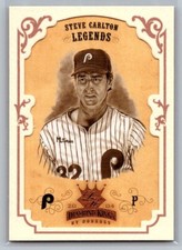 2004 Donruss Diamond Kings Legends white frame Steve Carlton HOF