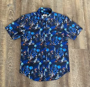 RSVLTS Star Wars The Empire Strikes Back Trilogy Kunuflex Button Up Men’s Small - Picture 1 of 8