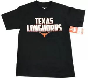 University of Texas Authentic Longhorns Logo Tee Size S T-Shirt S/S Black NWT - Picture 1 of 5