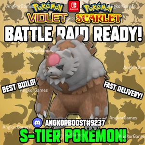 ✨ SHINY BLOOD MOON URSALUNA✨ TERA RAID & BATTLE READY Pokemon Scarlet and Violet - Picture 1 of 1