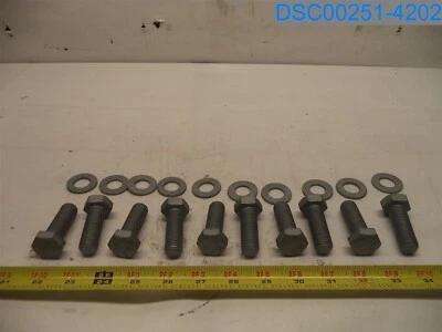 Cantidad = 10: Hendrickson: Tornillo de montaje y arandelas para rotor fundido, S-35210-4 Foto 1 de 4