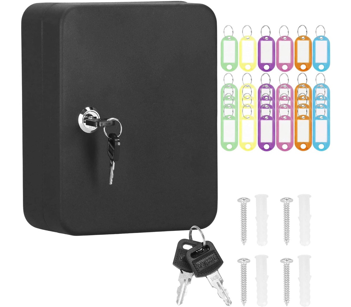 Cassetta Portachiavi HMF Per 49 Chiavi - Grigio Chiaro Con Serratura - Foto 11