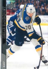 Oskar Sundqvist 2020-21 Upper Deck Series 2 Hockey Card #407 St. Louis Blues