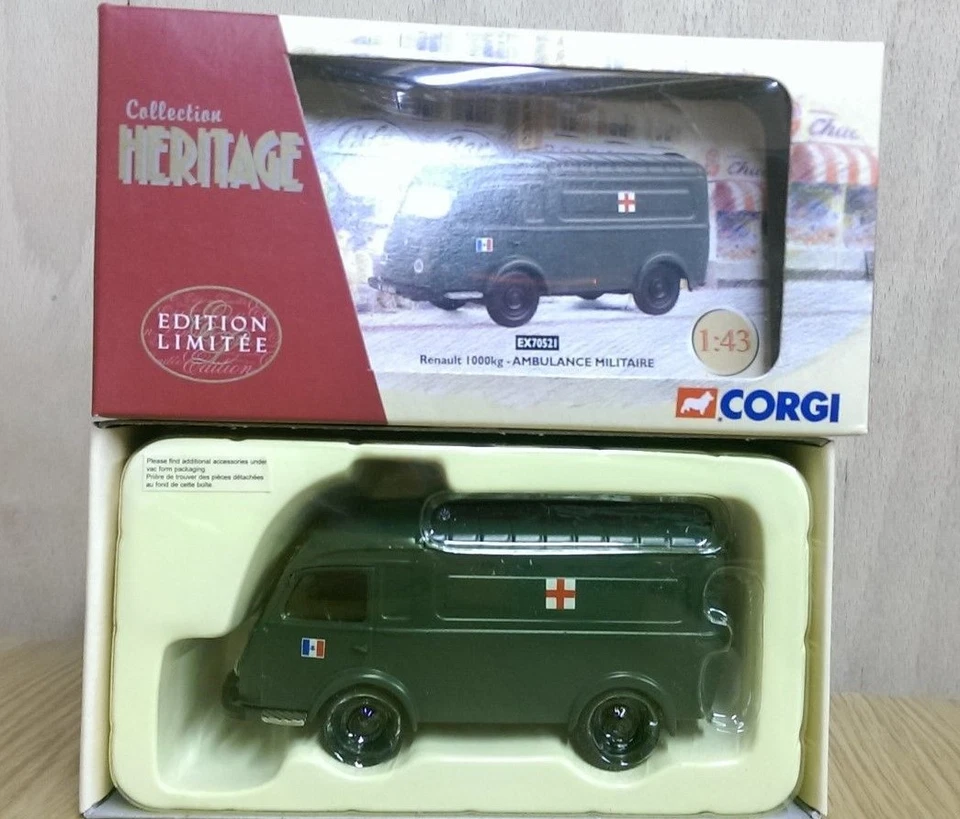 Corgi EX70521 RENAULT 1000kg Ambulance Militaire Ltd Ed. 0004 of 2600 - Image 1 of 1