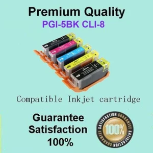 10x PGI-5BK CLI-8 w CHIP Compatible for CANON PIXMA IP4300 IP4500 IP5200 IP5200R - Picture 1 of 1