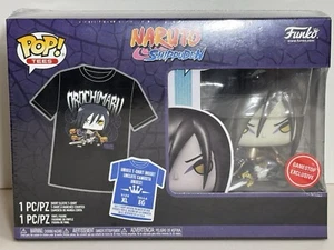 Funko Pop! Orochimaru Metallic - Naruto Shippuden - Pop & Tee Bundle Size XL - Picture 1 of 5