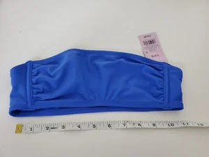 Women's Pull Over Bandeau Bikini TopWild Fable Cobalt Blue Size Small - Picture 1 of 2