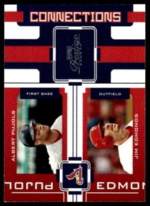 2005 Playoff Prestige Connections Albert Pujols/Jim Edmonds St. Louis Cardinals