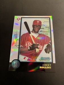 1998 Bowman Chrome International Refractor 181 Jimmy Rollins Rookie RC  Phillies