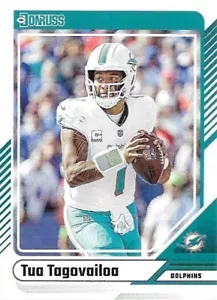 2024 Panini Donruss - #90 Tua Tagovailoa Miami Dolphins - Picture 1 of 2