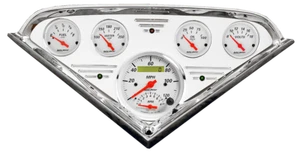 55 56 57 58 59 Chevy Truck Billet Aluminum Gauge Panel Dash Insert Instrument - Picture 1 of 4