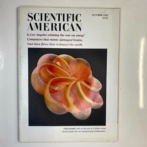 Scientific American Vintage Magazine 1993 October Math Video Proofs Smog LA - Picture 1 of 2